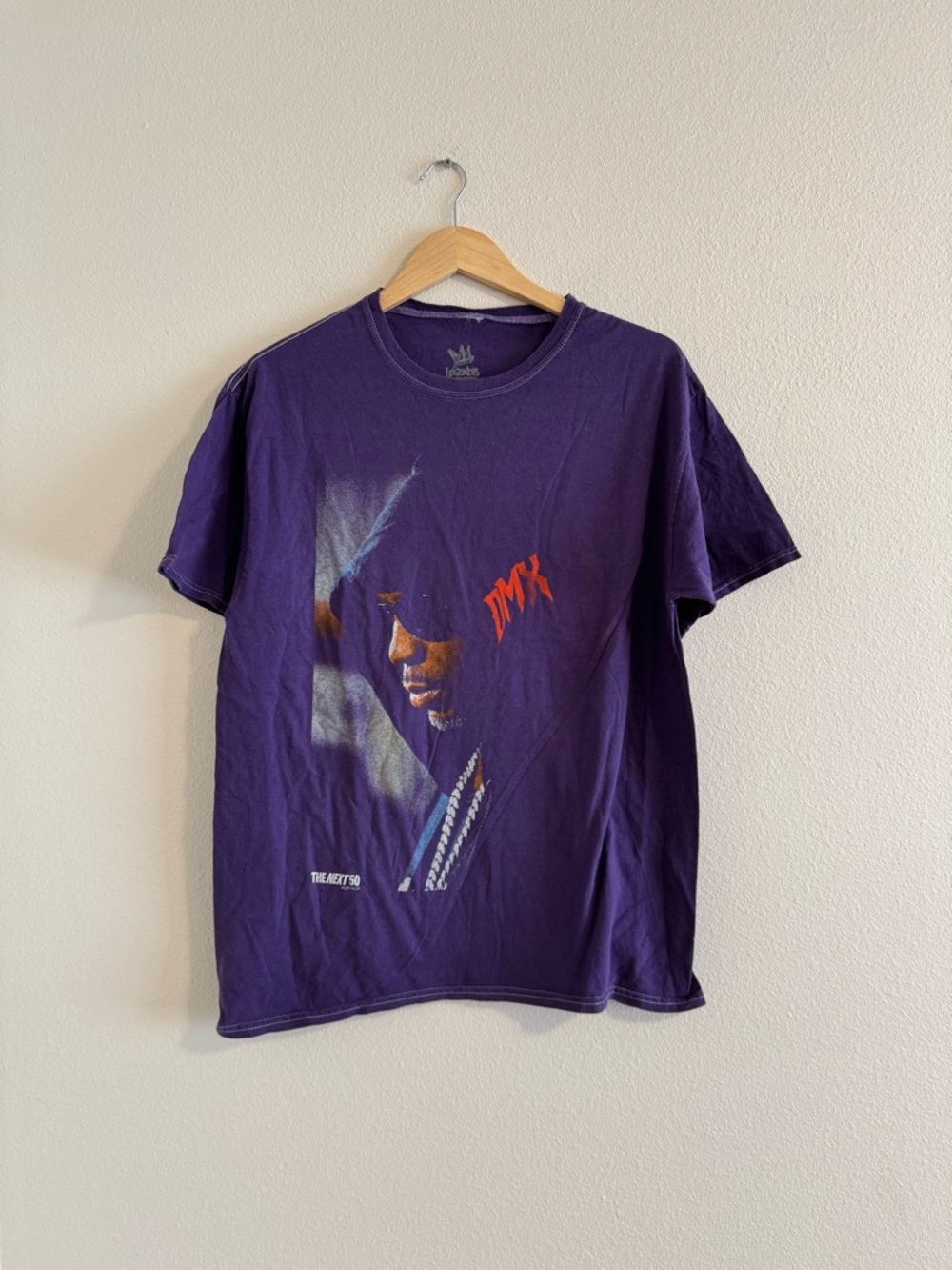 Purple Graphic Short-Sleeve Crewneck T-Shirt